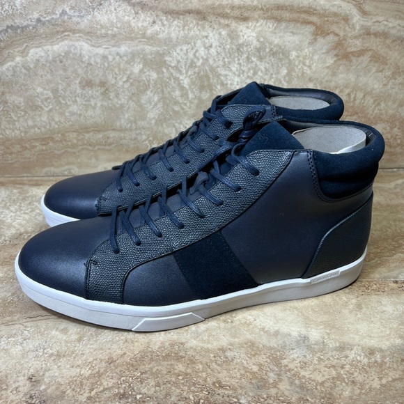 Calvin Klein Men’s Blue high top dress sneaker - Picture 3 of 5